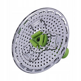 Пароварка складная Kamille Lamarche 27,5 см Салатовый