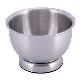 Ступа з нержавіючої сталі зі сталевим пестиком Kamille KM 8840 12,5 х 8,5 х 8 см Хром
