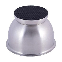 Ступа з нержавіючої сталі зі сталевим пестиком Kamille KM 8840 12,5 х 8,5 х 8 см Хром