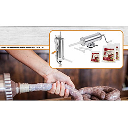 Шприц колбасний горизонтальний Browin з силіконовим поршнем на 1,5 кг