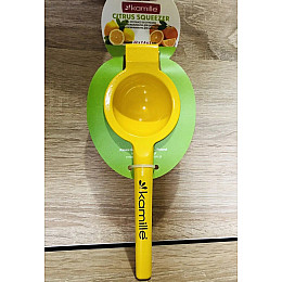 Сквізер для цитрусових соківичавник ручний Kamille KM 7800 22 см Жовтий