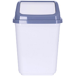 Контейнер для мусора VIOLET HOUSE 35х22,5х30 см WHITE-GREY (6619358)