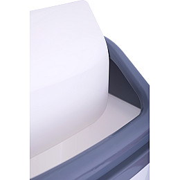 Контейнер для мусора VIOLET HOUSE 35х22,5х30 см WHITE-GREY (6619358)