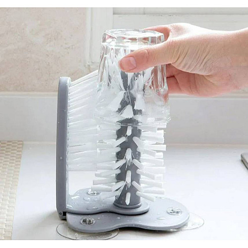 Щітка для миття склянок та пляшок Multi-Function Suction Cup Brush (11102900M)
