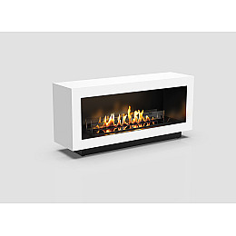 Напольный биокамин в квартире Gloss Fire Module-m9 Белый