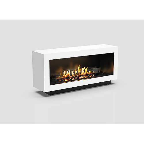 Напольный биокамин в квартире Gloss Fire Module-m9 Белый