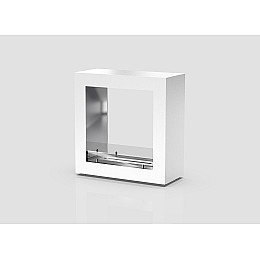 Напольный биокамин в гостиную Gloss Fire Brook-m2 Белый