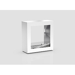 Напольный биокамин в гостиную Gloss Fire Brook-m2 Белый