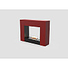 Напольный переносной биокамин в квартире Gloss Fire Edison-m2 Красный