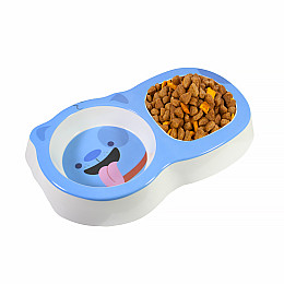 Миска для котов и собак двойная Taotaopets 115506 Синий (6281-21409)