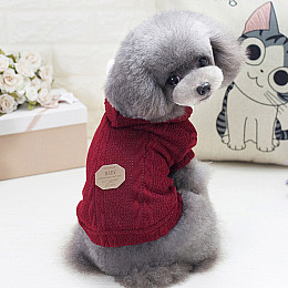 Кофта для собак з капюшоном Dog Baby EST.1978 Червоний M (6221-20759)