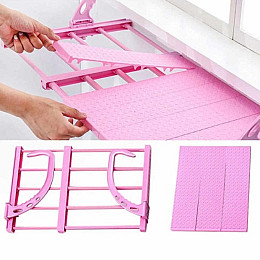 Сушилка навесная для белья Stenson TL00161 38-55 см Розовая