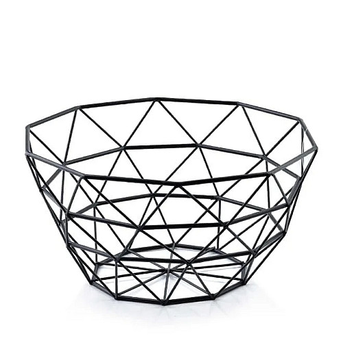 Фруктовница Flora 30199 Cedric Black металлическая (MR08882)