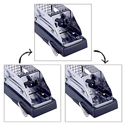 Машинка для нарезки картофеля фри со сменными насадками Kamille KM 6511 19,5 х 8,2 х 13,7 см Черный/хром