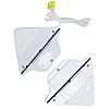 Щетка магнитная MHZ Glass Wiper 7198 для мытья окон с двух сторон Желтая