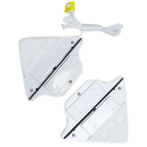 Щетка магнитная MHZ Glass Wiper 7198 для мытья окон с двух сторон Желтая
