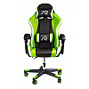 Комп'ютерне крісло для геймера JUMI ARAGON TRICOLOR GREEN