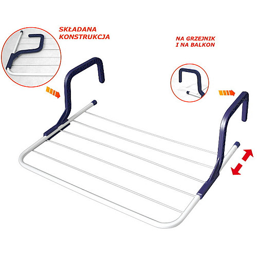 Сушилка для белья на батарею Fold Clothes Shelf