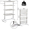 Складная сушилка для белья Garment Rack With Wheels
