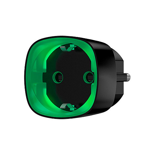 Радиоуправляемая умная розетка Ajax Socket black EU со счетчиком энергопотребления
