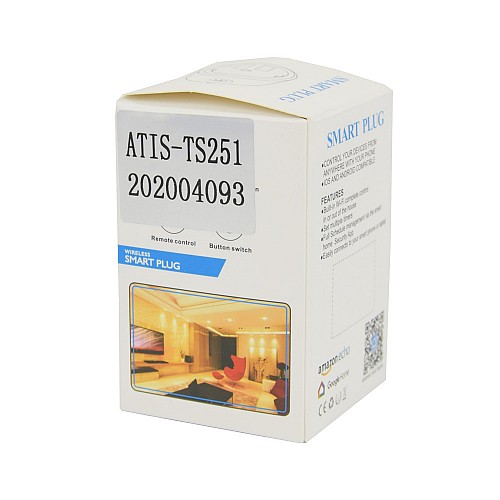 Умная WiFi розетка ATIS-TS251