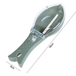 Ручна рибочистка з контейнером для луски MHZ 7408 Сіра