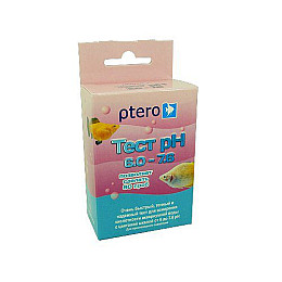 Тест Ptero pH 6.0-7.6 - на кислотность, узкий