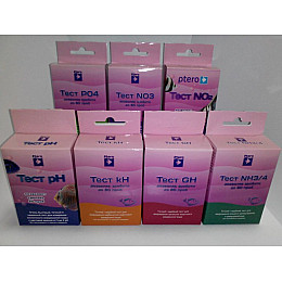 Лаборатория  Ptero Maxi ( рН, GH, KH, NO3, PO4, NO2, NH3/4)