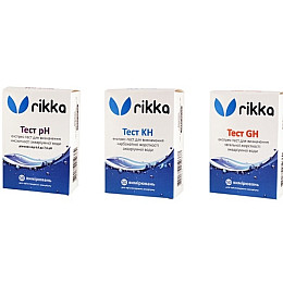 Лабораторія Rikka Mini (рН, GH, KH) кислотність, загальна та карбонатна жорсткість