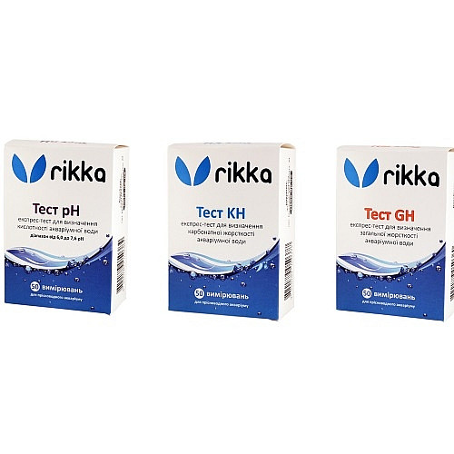 Лабораторія Rikka Mini (рН, GH, KH) кислотність, загальна та карбонатна жорсткість