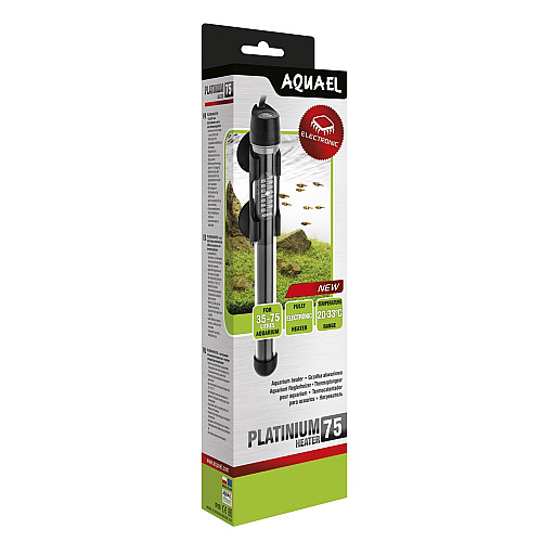 Терморегулятор Aquael Platinum Heater 75W з електронним термостатом 22,5 см