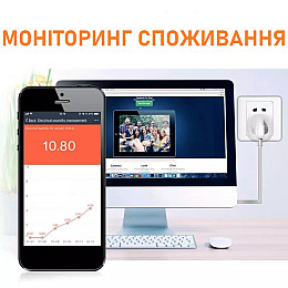 Wifi розетка Tuya Smart Life 16А
