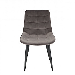 Стул дизайнерский SDM гламур ножки дерево велюр Серый