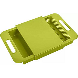 Корзина в раковину для мытья фруктов и овощей TM-124 Green (do124-hbr)