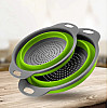 Корзины складные для мытья овощей и фруктов Western Digital W86 2 шт Green Gray (do122-hbr)