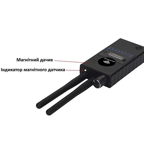 Детектор жучков и прослушки, обнаружитель беспроводных камер, трекеров на магните Protect G528 (100773)