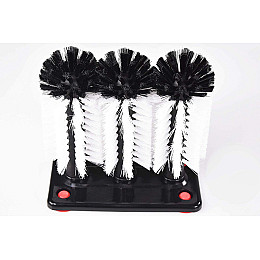 Комерційний щітка для миття високих склянок One Chef потрійний 185×85×255 мм