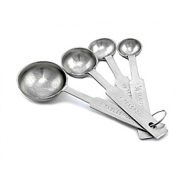 Набір мірних ложок One Chef Люкс 4 шт.