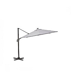 Зонт угловий Leroy Naterial Aura коричневий 2.9х2.9 м 12039671 (SKL0455)