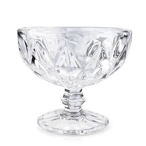 Комплект беcцветных стеклянных креманок Flora "Elise" 300 мл. 30689 6 шт (SKL0508)