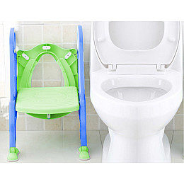 Дитяче сидіння на унітаз з підступінком та ручками BabyBBZ