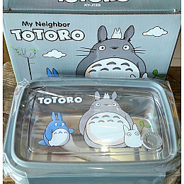 Дитячий ланч-бокс Supretto TOTORO 750 мл Сірий