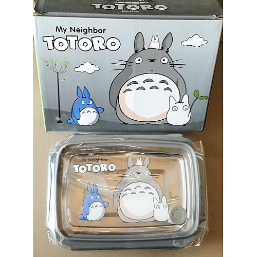 Детский ланч-бокс Supretto TOTORO 750 мл Серый