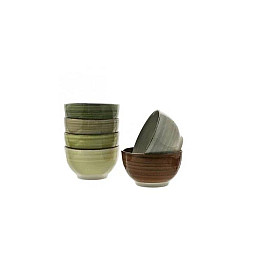 Миска керамічна Flora NATURE мікс 0,7 л. 45121 6 штук (SKL0720)