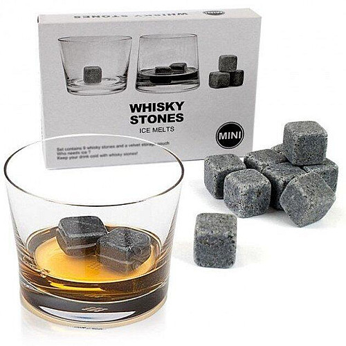 Набор камней Supretto Whiskey Stones для охлаждения виски