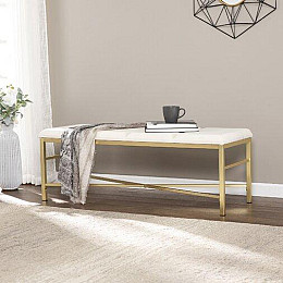 Лаунж пуф в стиле LOFT Золотой (NS-993)