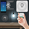 Мини Wifi реле беспроводной выключатель с таймером Smart House 16A совместима с Туя Алекса Google ассистентами