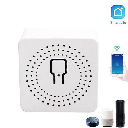 Мини Wifi реле беспроводной выключатель с таймером Smart House 16A совместима с Туя Алекса Google ассистентами