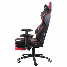 Кресло игровое Special4You ExtremeRace black/red with footrest (000003034)
