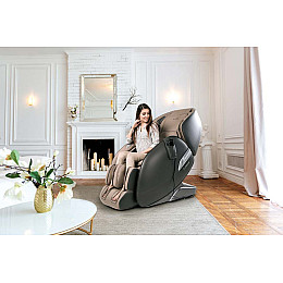 Массажное кресло AlphaSonic II + Braintronics Коричневый